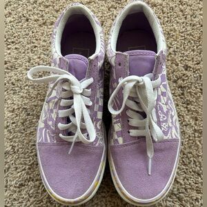 Vans Old Skool Platform Women's Size 7 Wavy Days Stacked Festival Sneakers